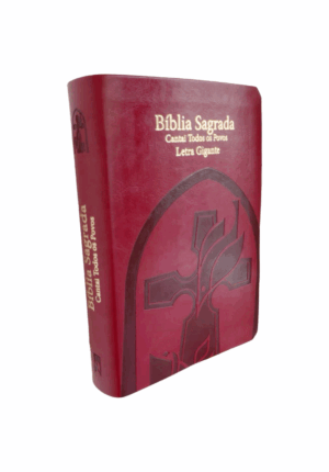 Bíblia Com CTP – NAA, Letra GIGANTE, Vinho, Capa Emborrachada